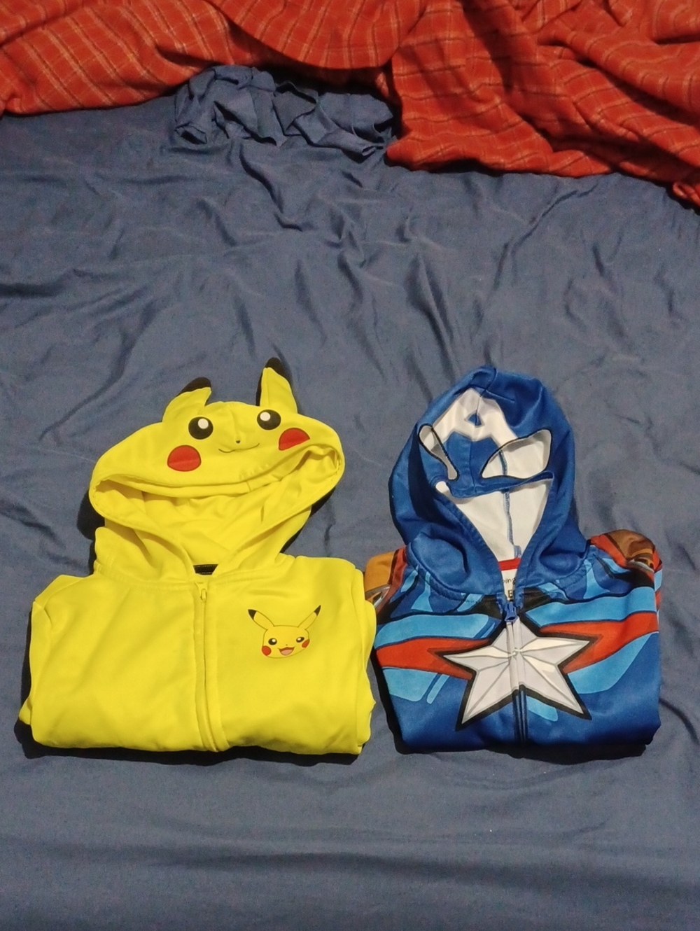 Captain America Superhero Jacket Hoodie Size 8